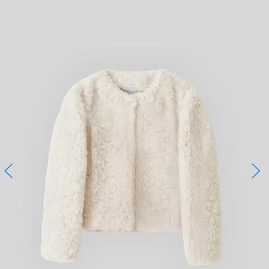 타낫 25ver. T/T Nua fur jacket (ivory) 팝니다