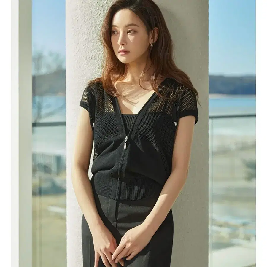 조르쥬레쉬 베스트 후드집업조끼
