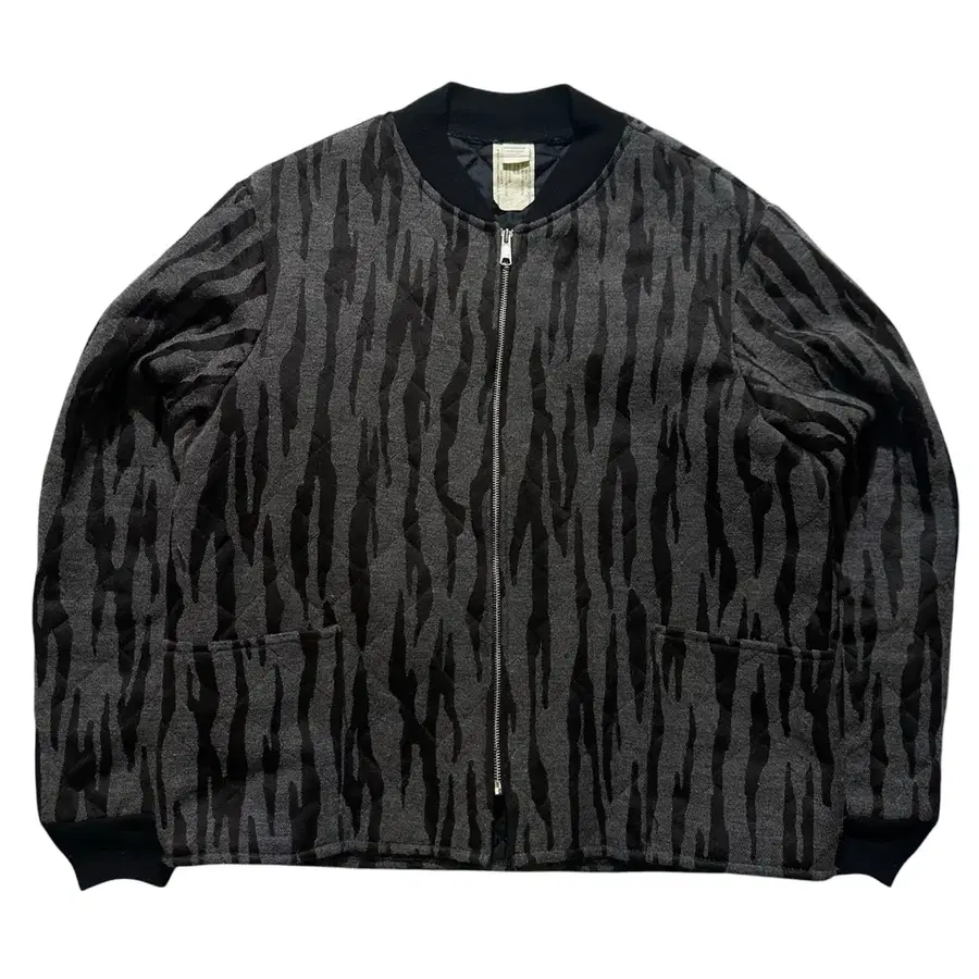 [L-XL] Beams 빔즈 지브라 패턴 퀼팅 자켓