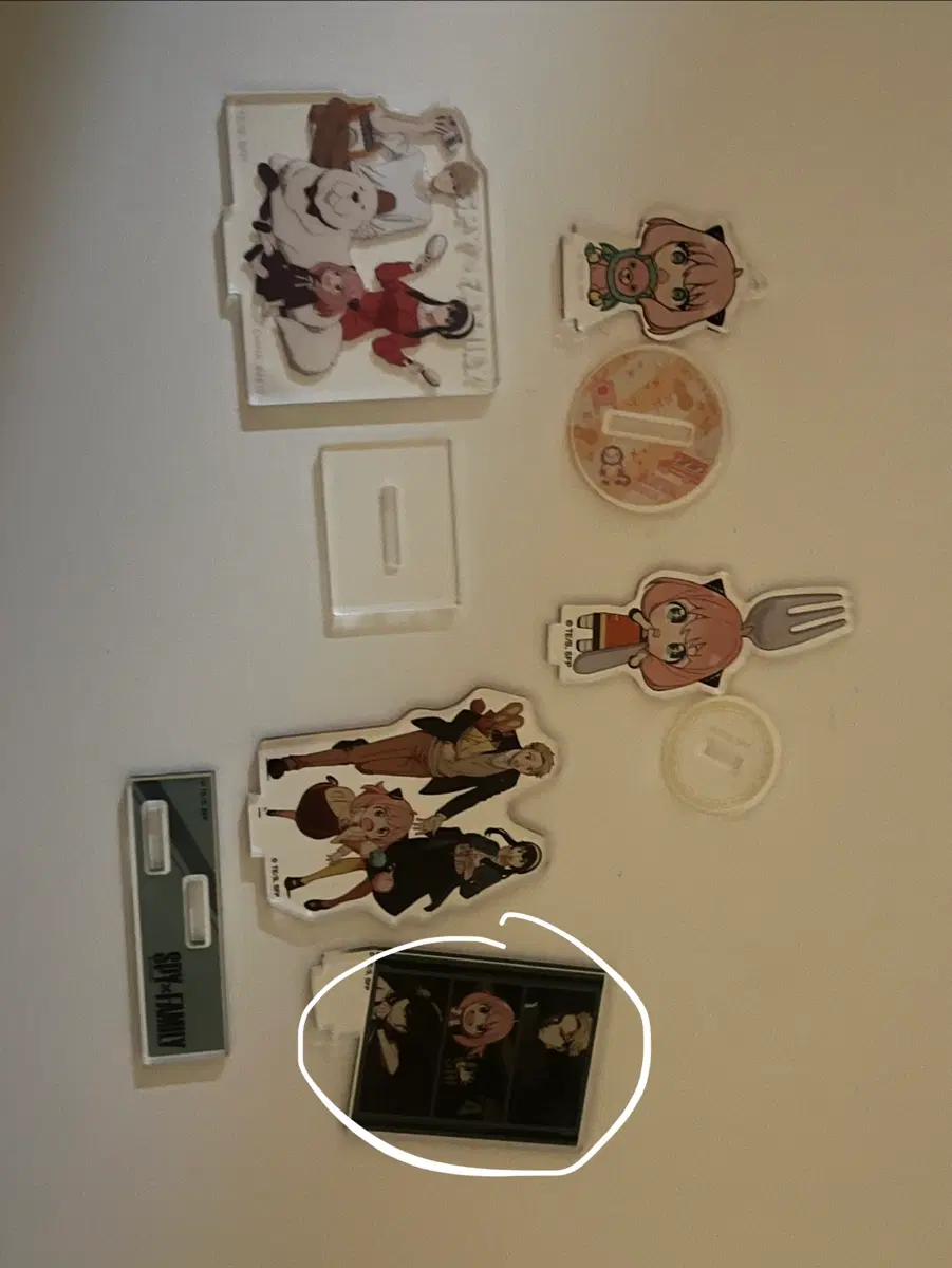 스파이패밀리 아크릴 일괄