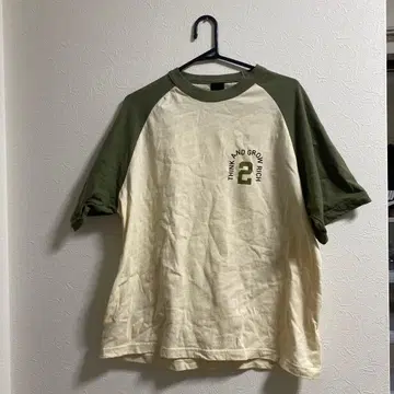 BAGARCH 래글런 T셔츠 카키