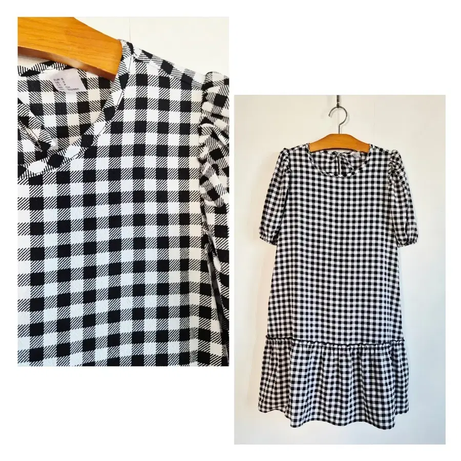 [S] H&M 깅엄 체크 원피스 / 에이치앤엠