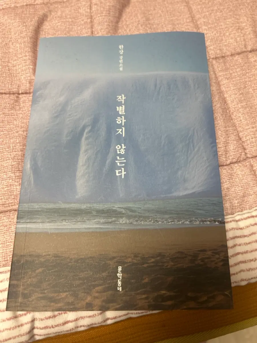 한강 작가님 작별하지 않는다