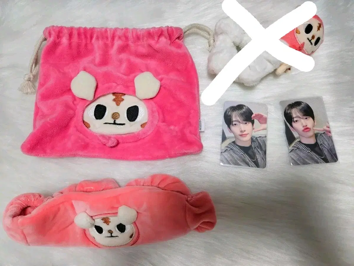 [탈덕] 파우치 헤어밴드 랑모 크크루 크래비티