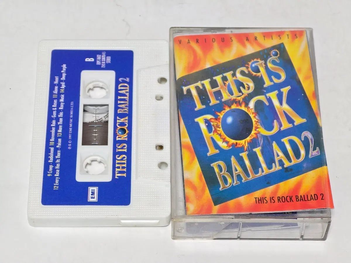 90년대 팝/록 명곡 집합 - This Is Rock Ballad Vol. 2 카세트테이프