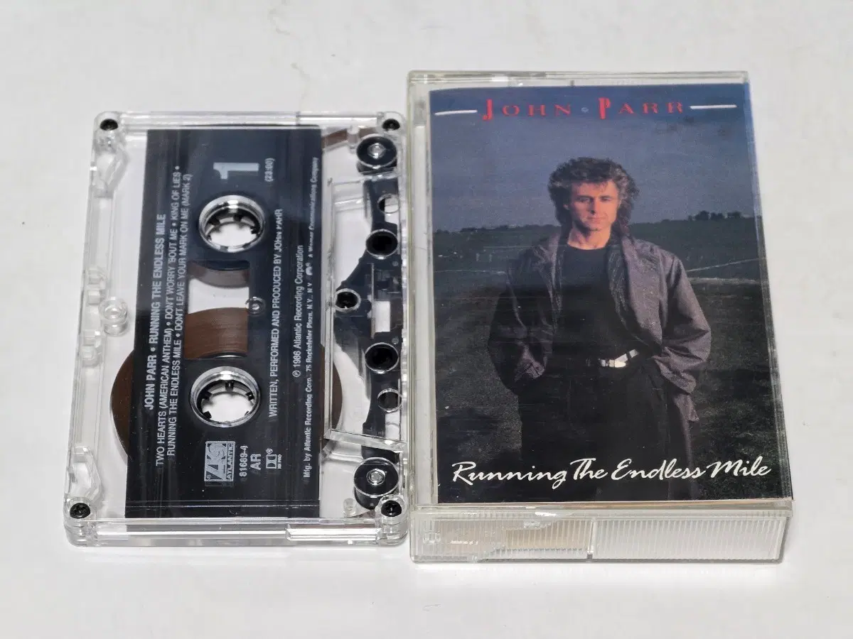 [중고] 존 파 (John Parr) - Running The Endless Mile 카세트테이프 (1986 US반)