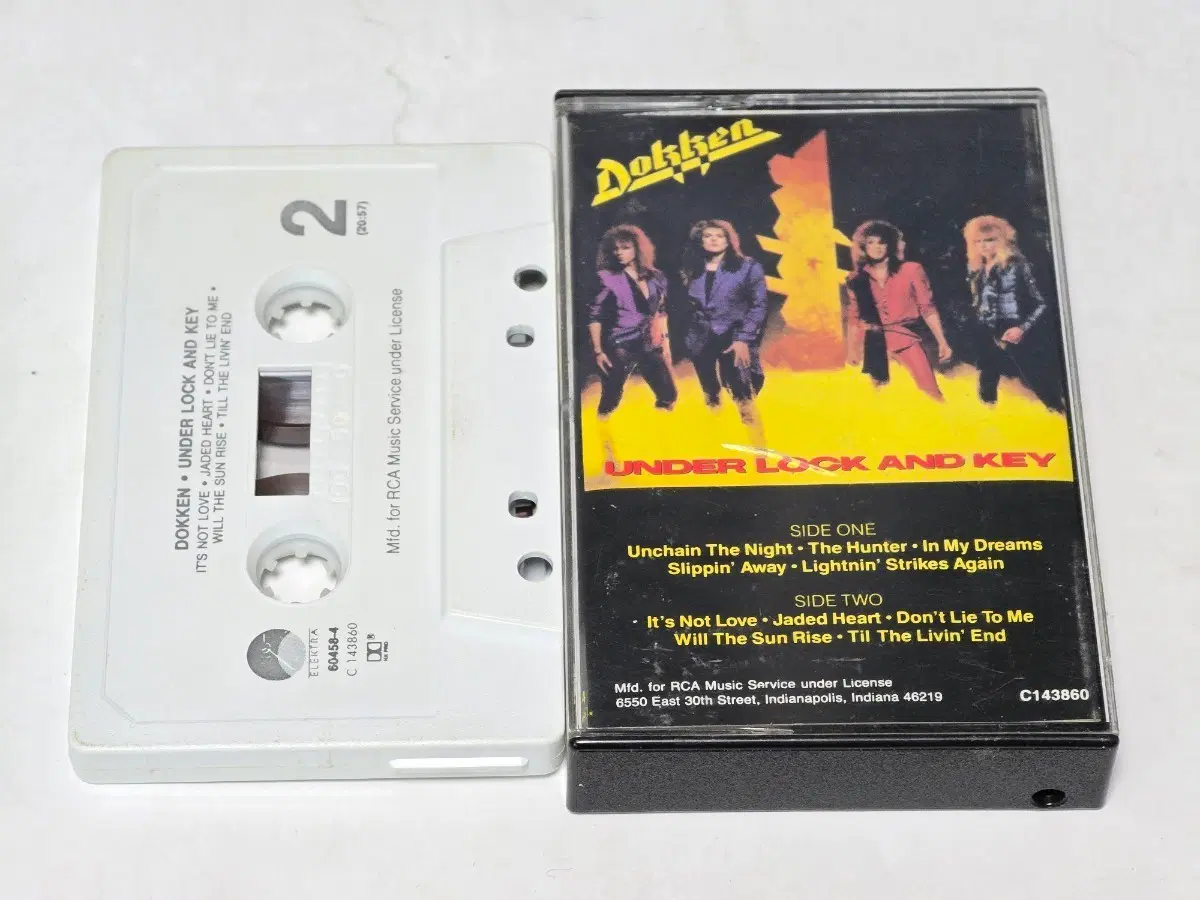 [수입반] 도켄 (Dokken) - Under Lock And Key 카세트 테이프 (1985)