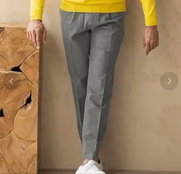[DoCLASSE] 스트레치 원턱 코튼 팬츠 그레이 3XL