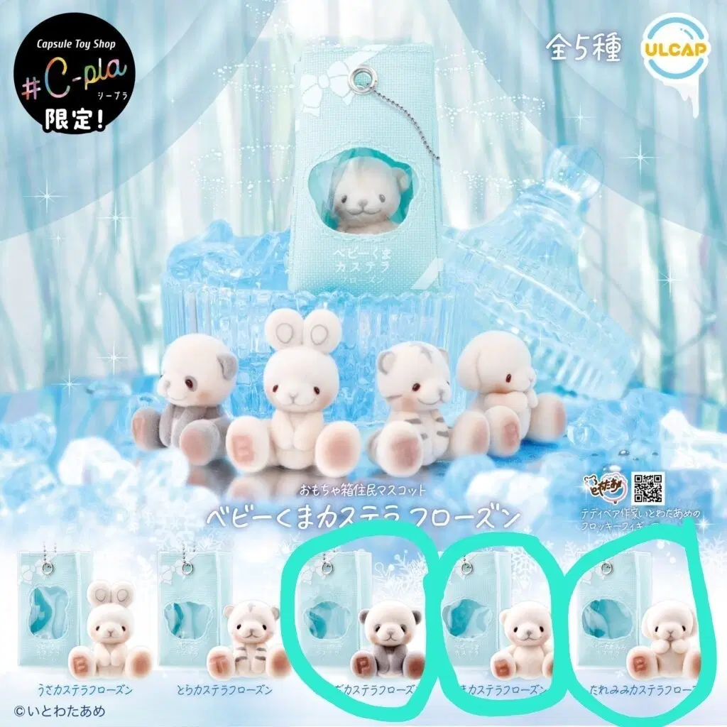 플로키 동물 가챠 베이비 곰 프로즌 미개봉 새제품