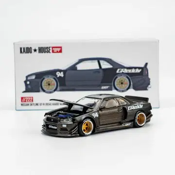 1/64 미니 GT 카이도 하우스 닛산 스카이라인 GTR R34 222