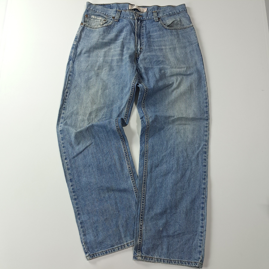 CA550 34 리바이스 569 블랭크탭 00s 루즈스트레이트 데님 팬츠 바지