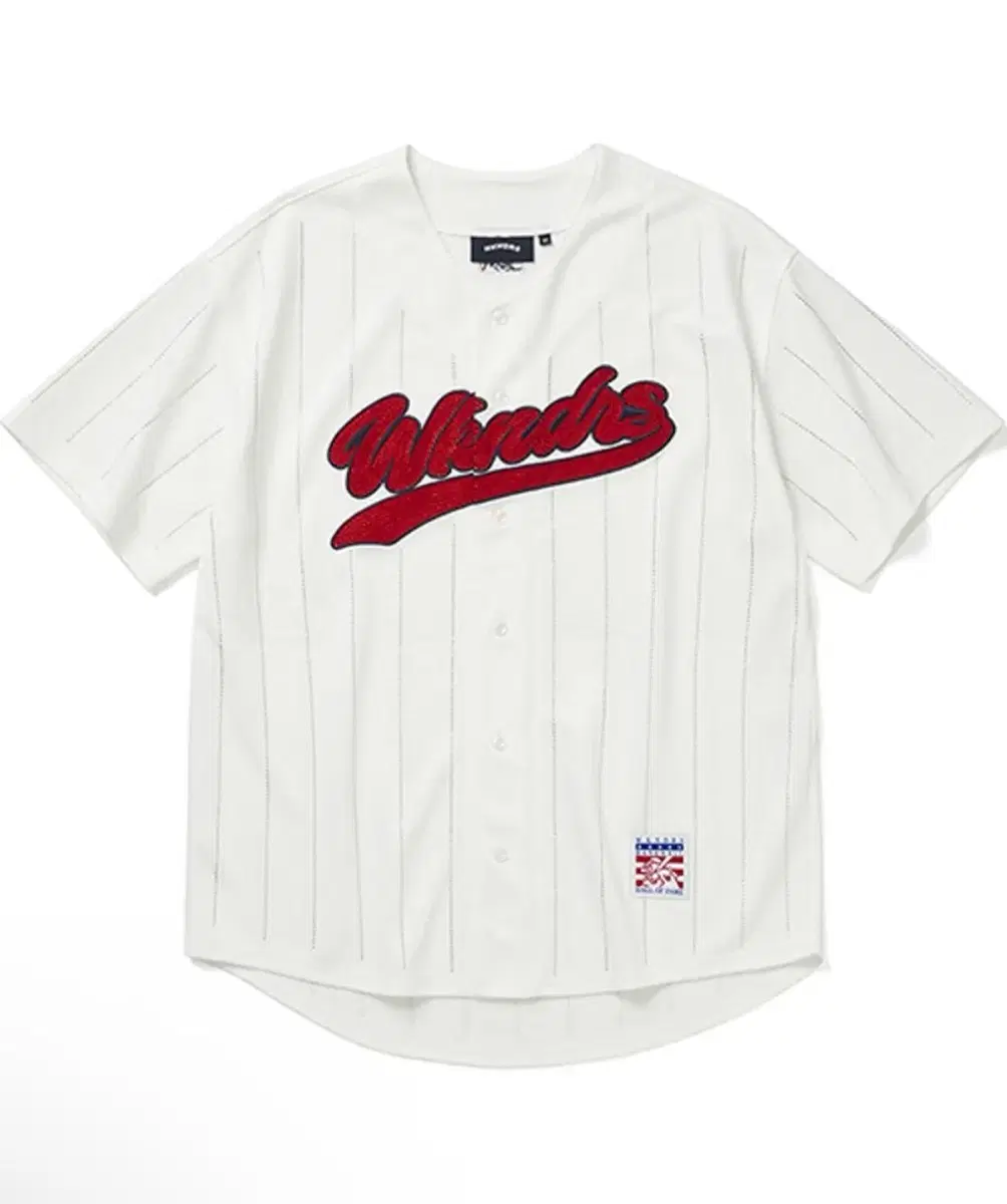 위캔더스 RHINESTONE BASEBALL JERSEY 베이스볼 저지 티셔츠 M & L