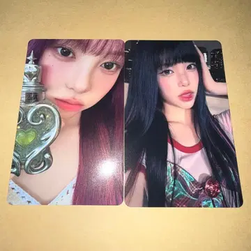 Hearts2Hearts 트레이딩 카드 HMV 혜택 럭키 드로우 2종 이안 1