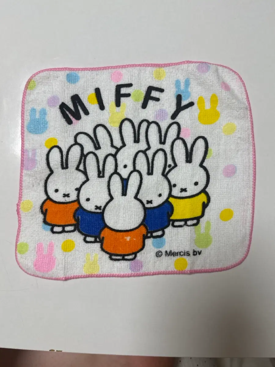 모두 차렷. 고전 미피 고전미피 캐릭터 손수건 새상품