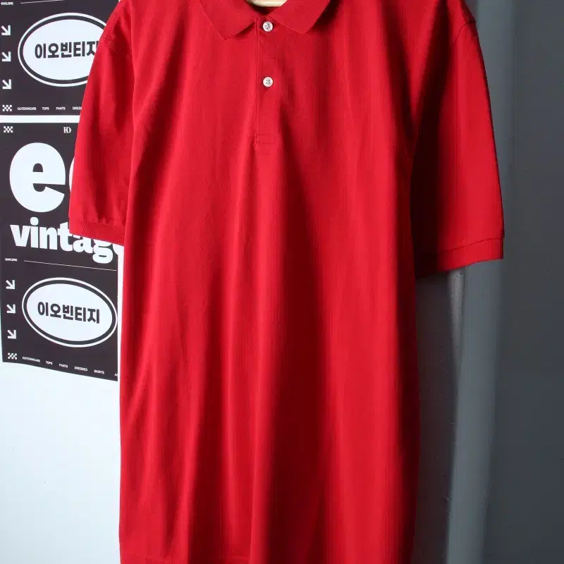 (2XL) 지오다노 반팔 카라 티셔츠 새상품 빅사이즈 무지-H36499