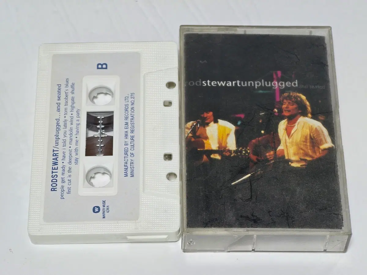 로드 스튜어트 Rod Stewart - Unplugged ...and Seated 카세트 테이프