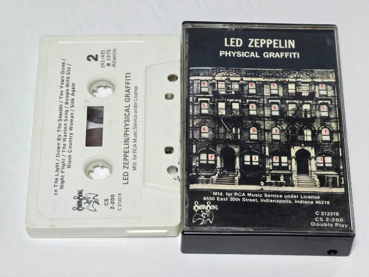 레드 제플린(Led Zeppelin) - Physical Graffiti 카세트 테이프 (미국 수입반)