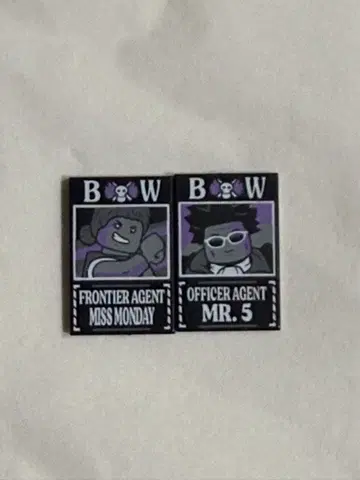 LEGO 원피스 수배서 미스 먼데이 & Mr.5