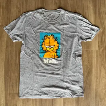 가필드 프린트 티셔츠