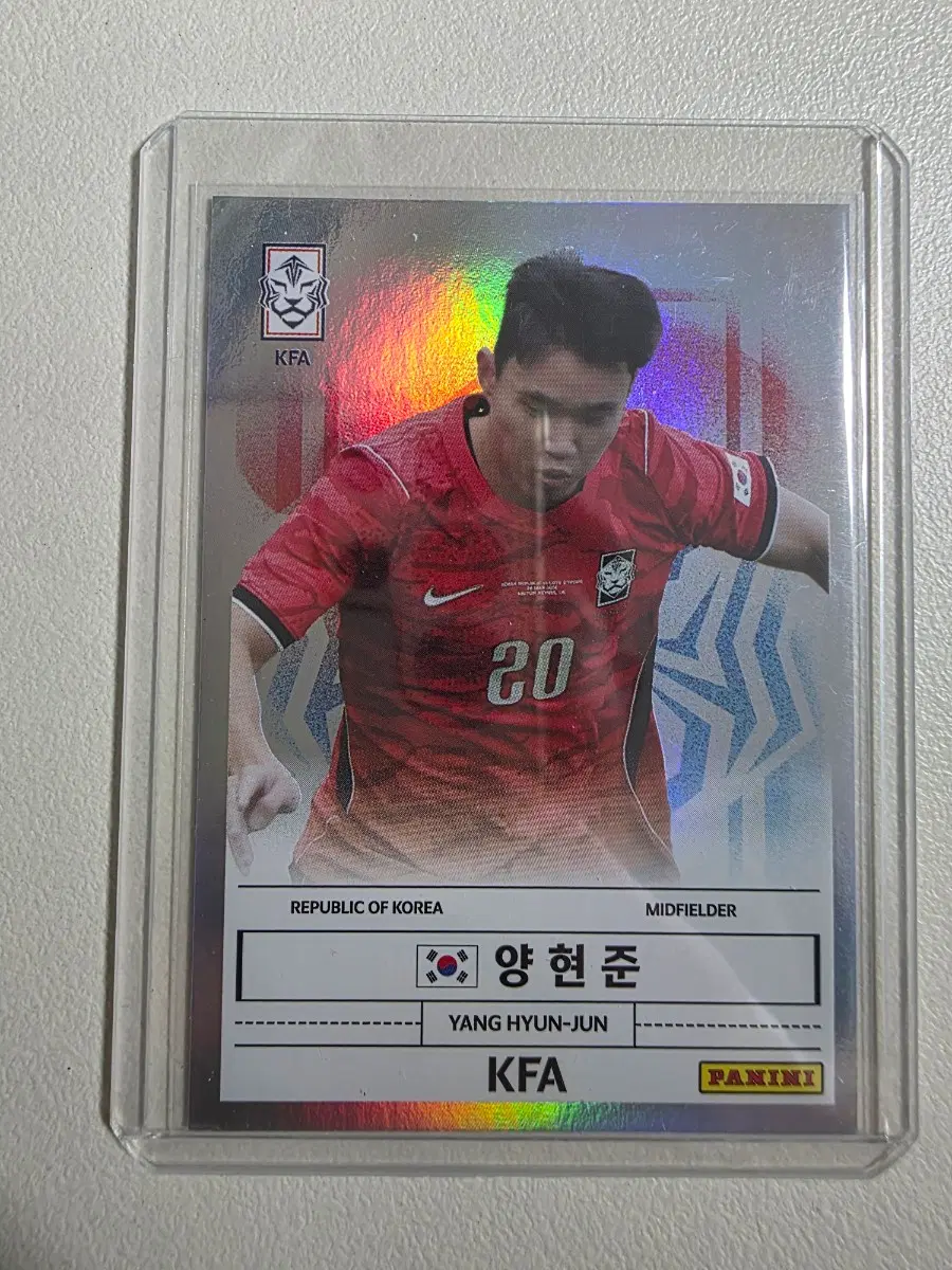 2026 k리그 파니니 양현준 KFA Stars카드 판매 강원fc