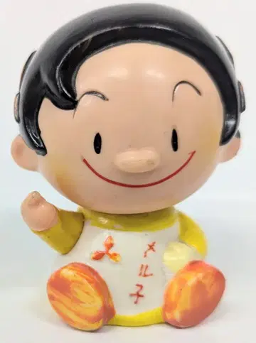 미쓰비시 전기 저금통 오스와리 메루코짱 (옐로우 컬러) 80mm