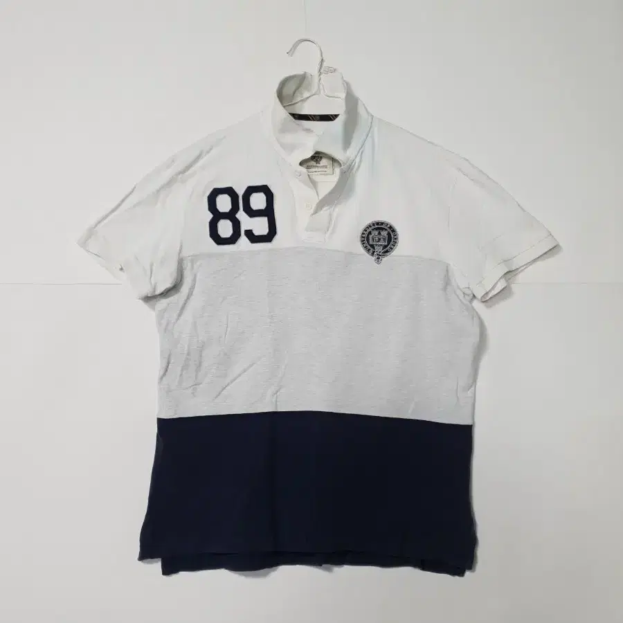 폴로 랄프로렌 89 로고 배색 카라 티셔츠 0463