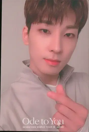 SEVENTEEN 2019 ODE to You IN JAPAN 원우 트레이딩 카드 0040