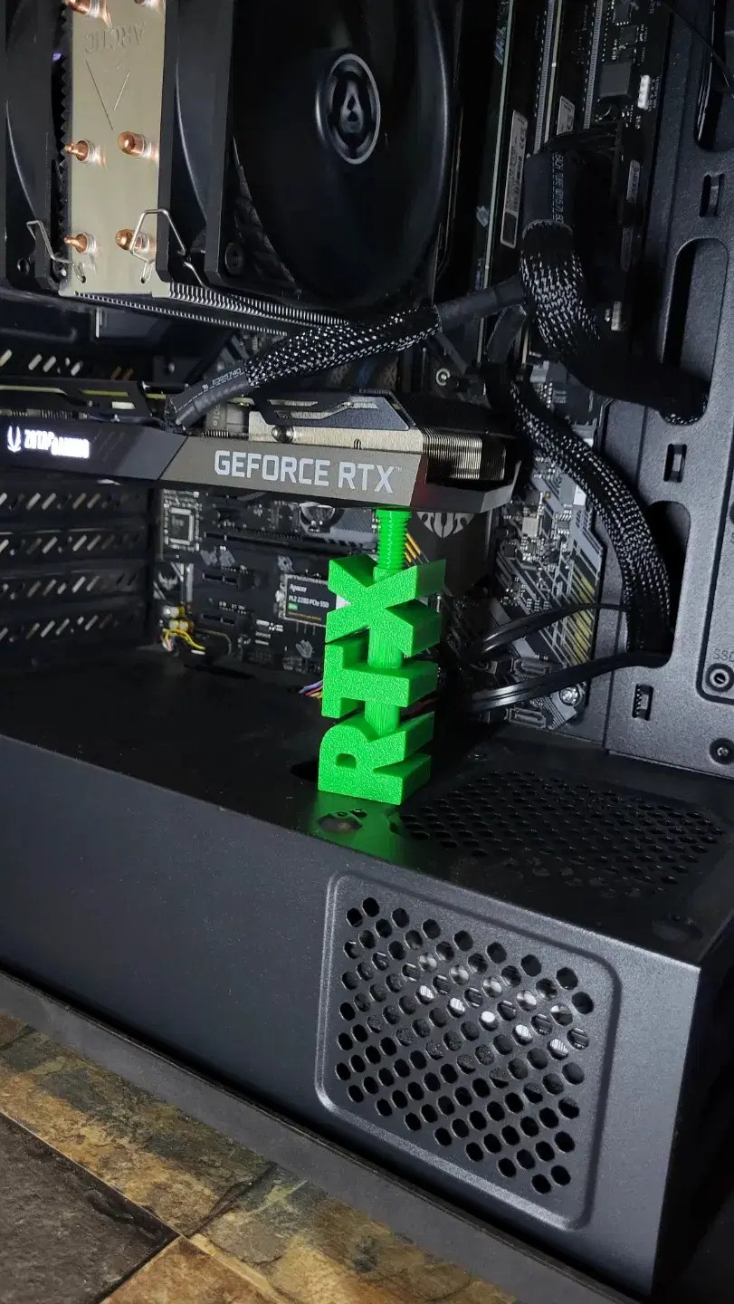 새제품 RTX 그래픽카드 높이조절 지지대