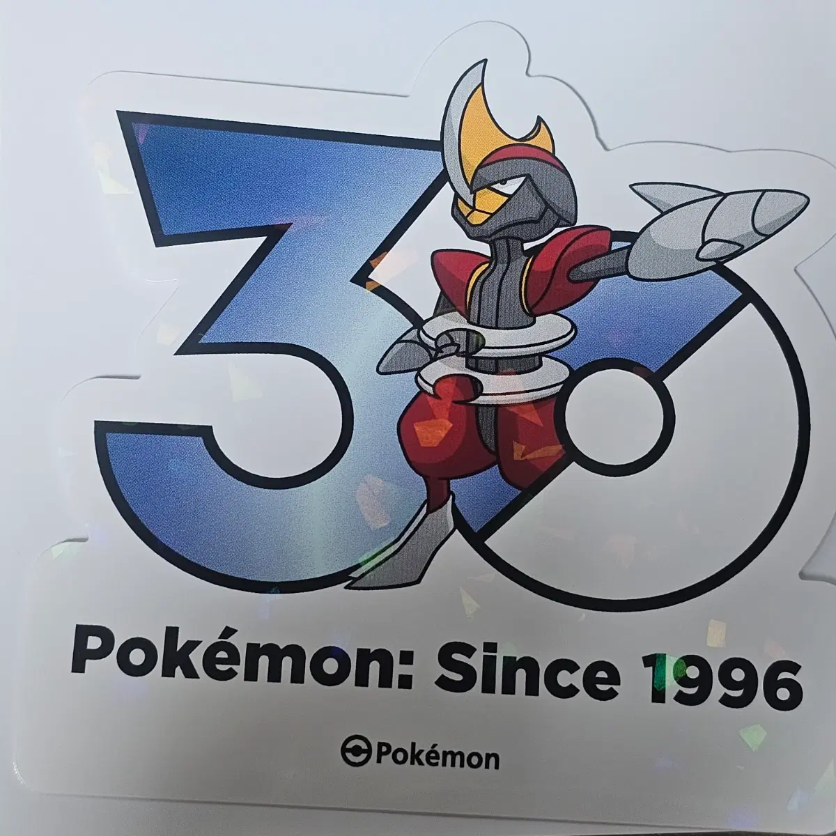 포켓몬 30주년 로고스티커 절각참