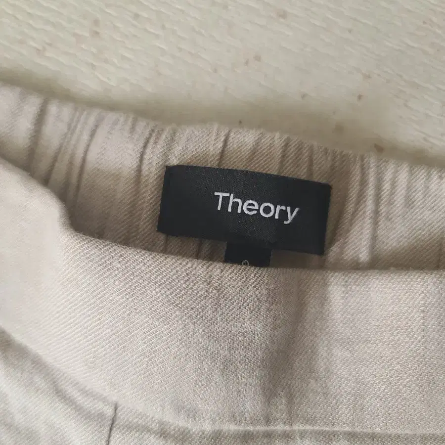 Theory 띠어리 여성 린넨 비스코스 팬츠 여름밴딩바지 size 0
