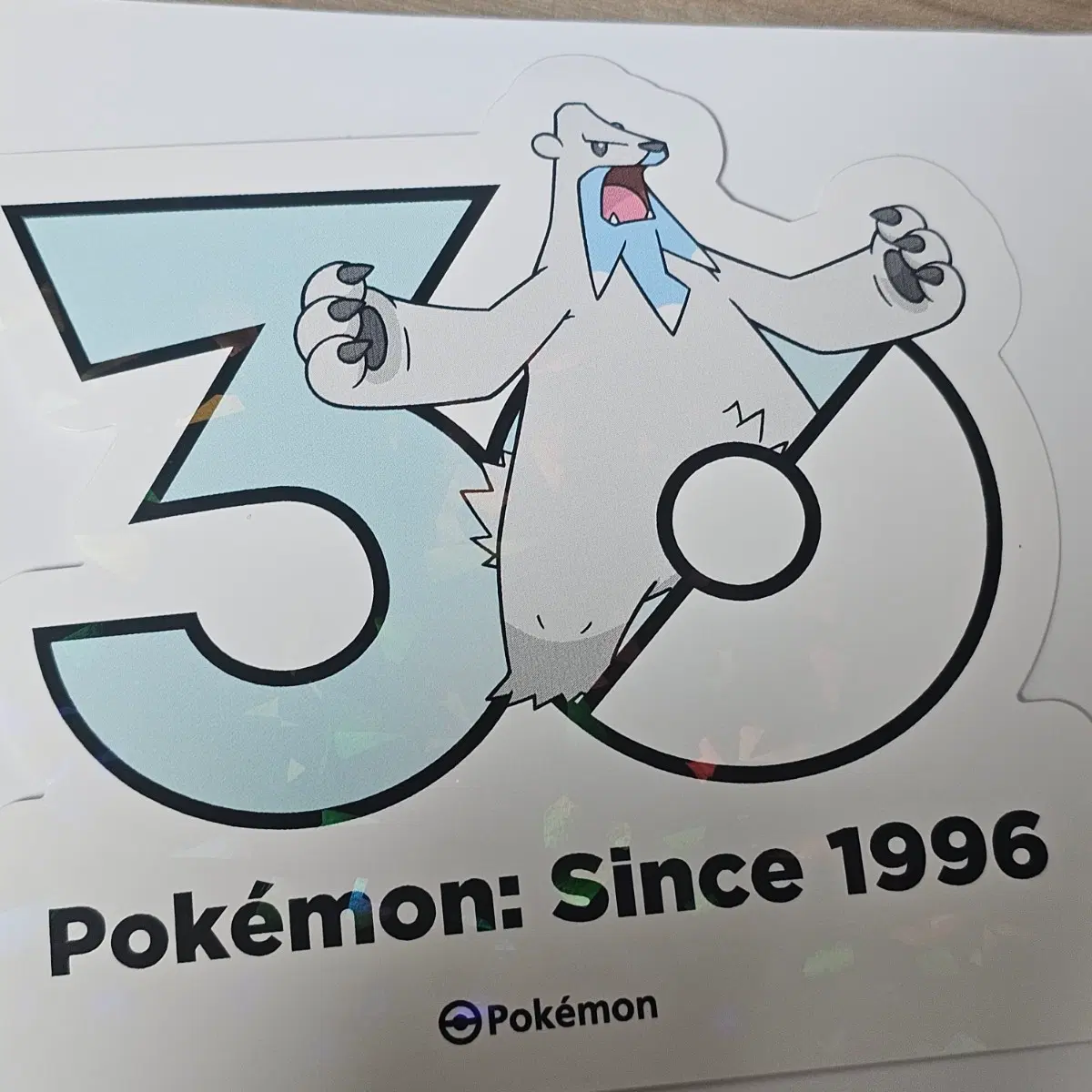 포켓몬 30주년 로고스티커 툰베어