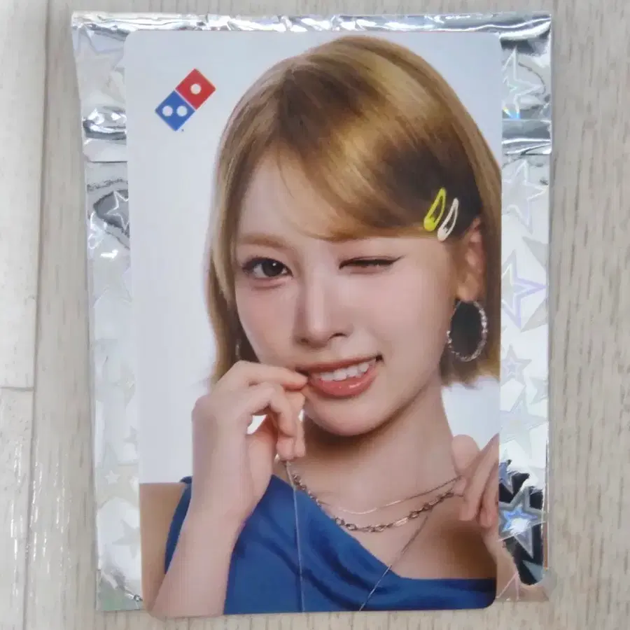 리센느 도미노 피자 메이 포토카드