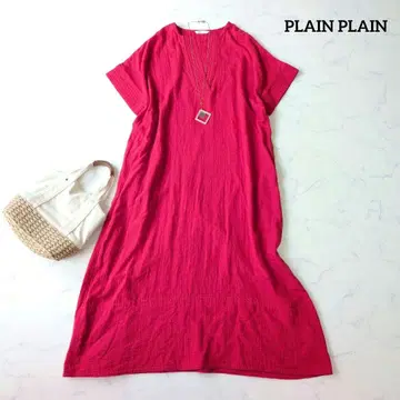 PLAIN PLAIN 코튼 더블 거즈 원피스 맥시 길이 3