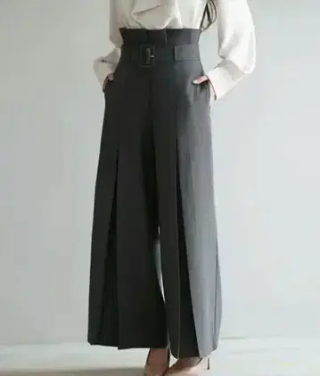 SAISON DE PAPILLON 와이드 팬츠 그레이