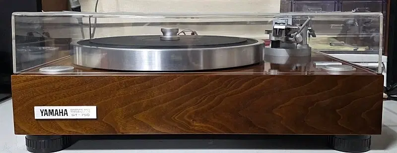 야마하 GT-750 턴테이블(무늬목 피아노마감/YAL-1) 신품급