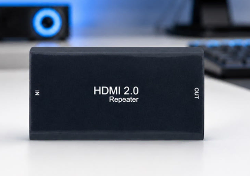 (새제품)COMS 장거리 전송 최대 30M HDMI 2.0 리피터 전원케이블포함