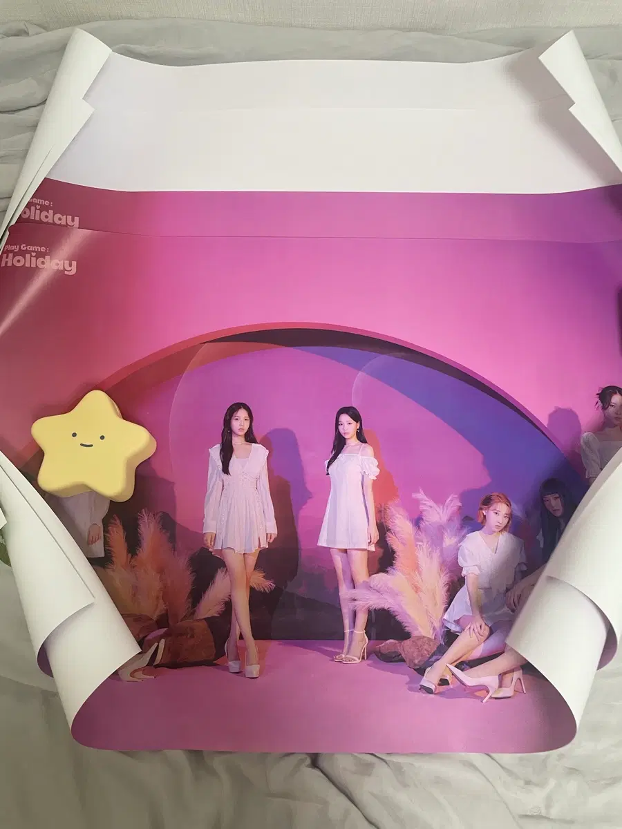 위클리 포스터 홀리데이 걸그룹 포카 미공포 특전 앨범 개봉 미개봉