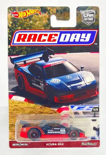 MATTEL HOTWHEELS 레이스 데이 5/5 DWH79 ACURA NSX/ADVAN #96 5/5