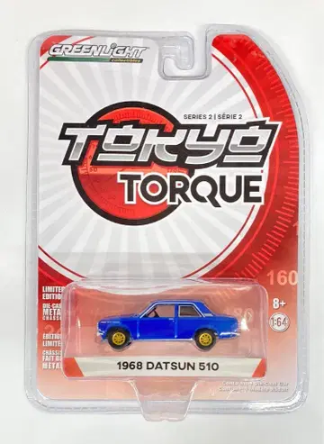 GREENLIGHT 1/64 도쿄 토크 1968 DATSUN 510/블루 29900A