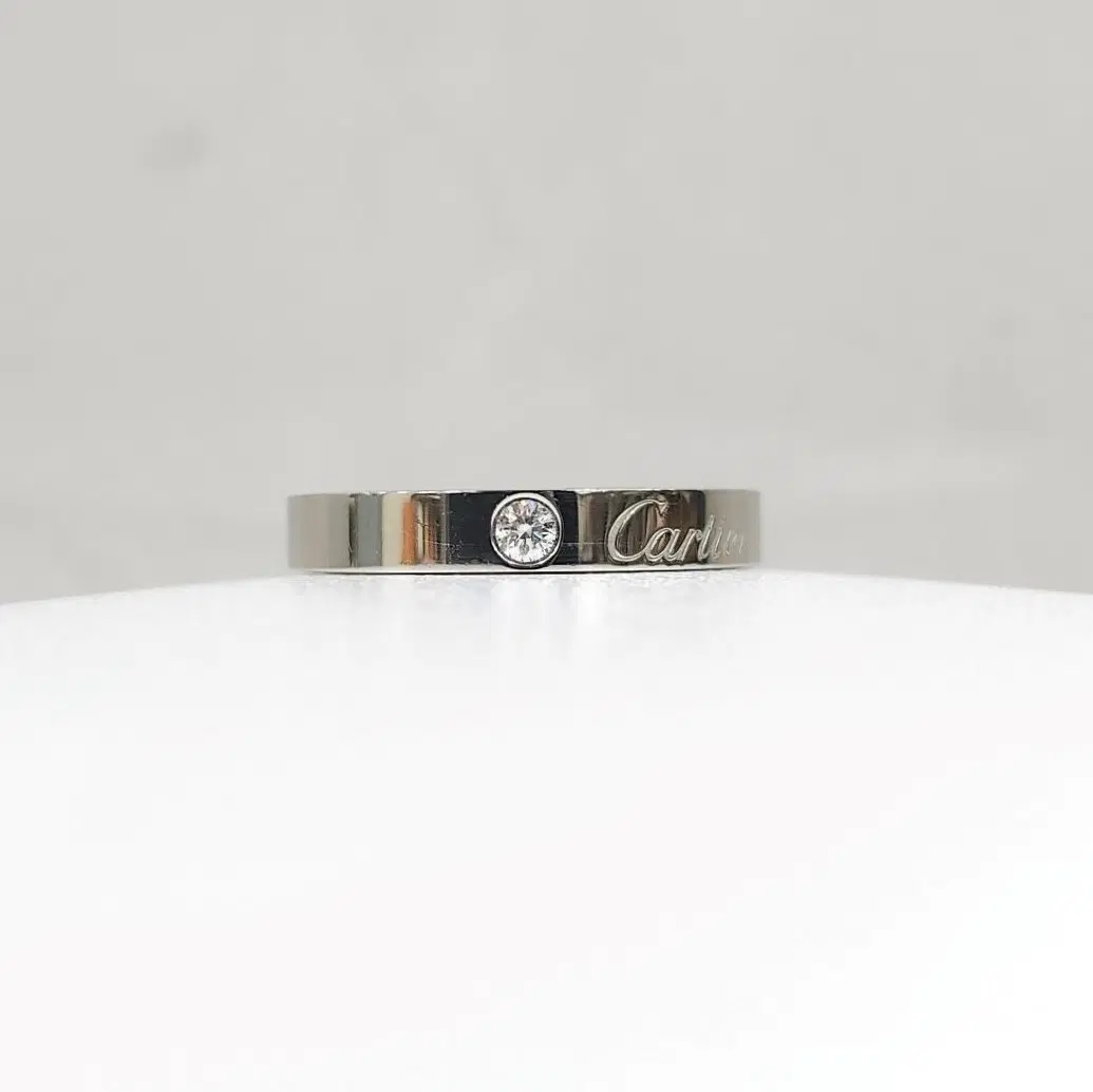 까르띠에 다이아 1P C 드 플래티늄 49호 3mm