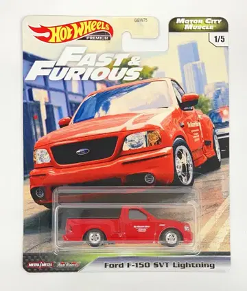 MATTEL HOTWHEELS MOTOR CITY MUSCLE FAST&FURIOUS 포드 F-150 SVT 라이트닝 1/5