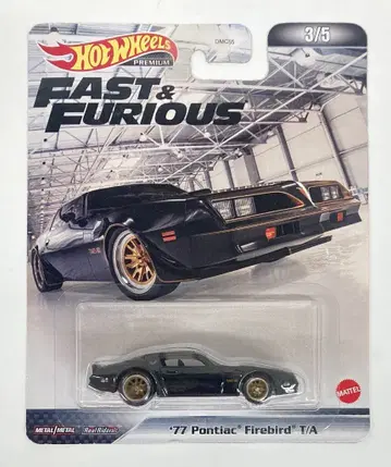 MATTEL HOTWHEELS PREMIUM HCP13 '77 폰티악 파이어버드 T/A 3/5