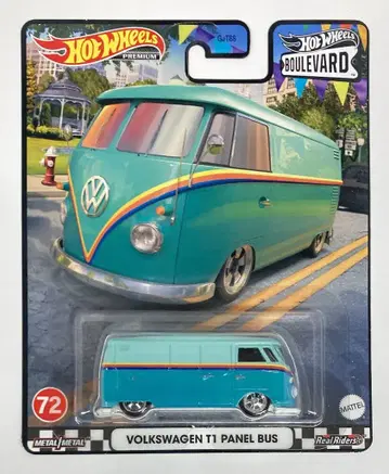 MATTEL HOTWHEELS BOULEVARD VOLKSWAGEN T1 PANEL BUS 72