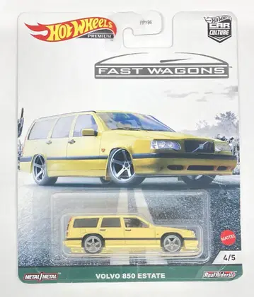 MATTEL HOTWHEELS FAST WAGONS GRJ67 VOLVO 850 ESTATE 4/5