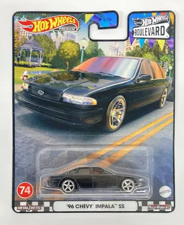 MATTEL HOTWHEELS BOULEVARD '96 CHEVY IMPALA SS/블랙 74