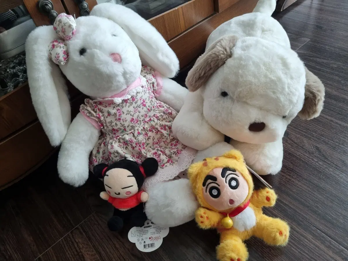 (새상품)귀여운 댕댕이, 토끼, 캐릭터 인형 총 4종