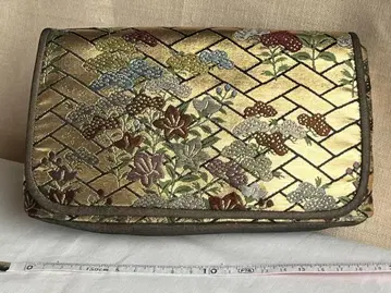 기모노 가방 금실 자수 소품