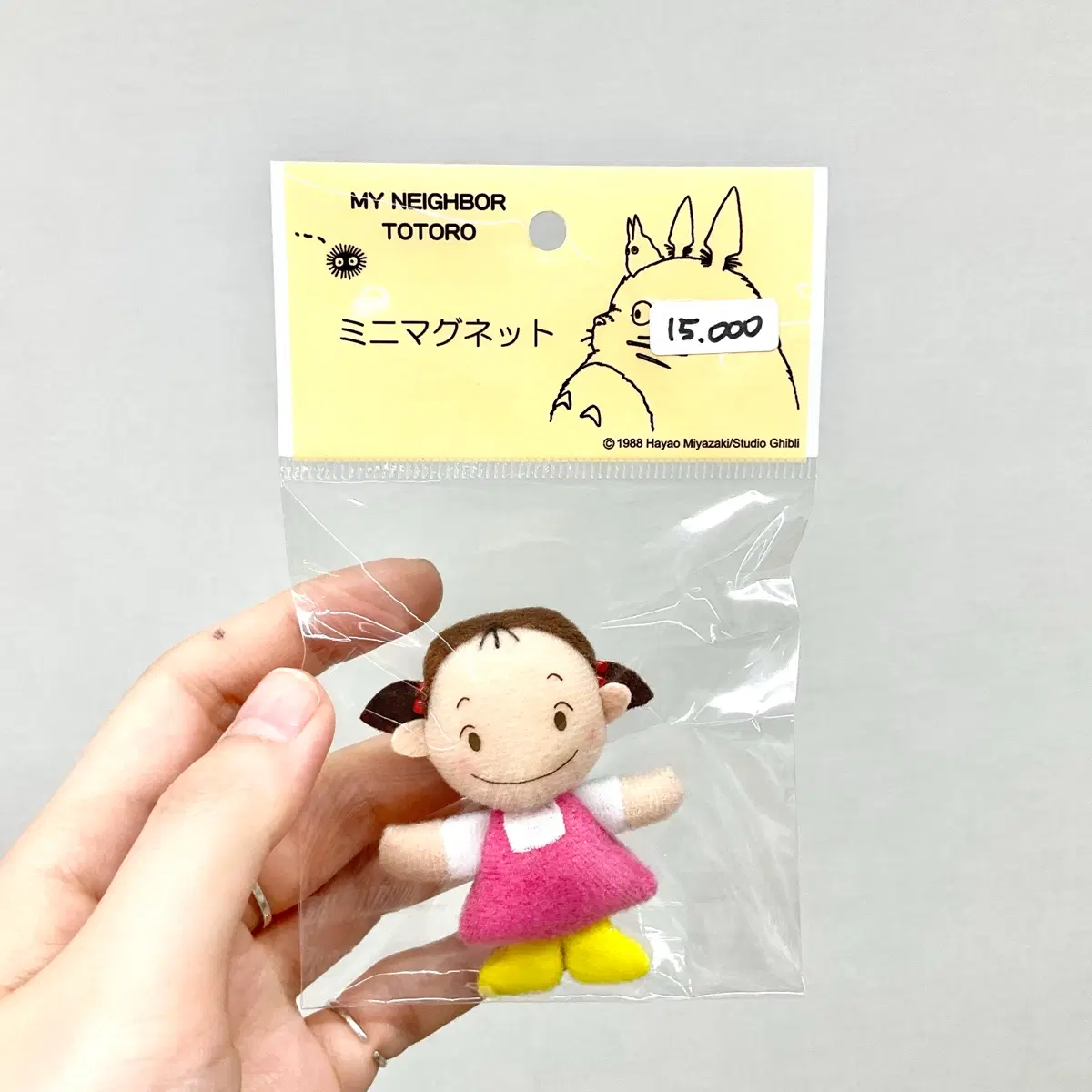 일본정품 지브리 토토로 메이 패브릭자석 마그넷