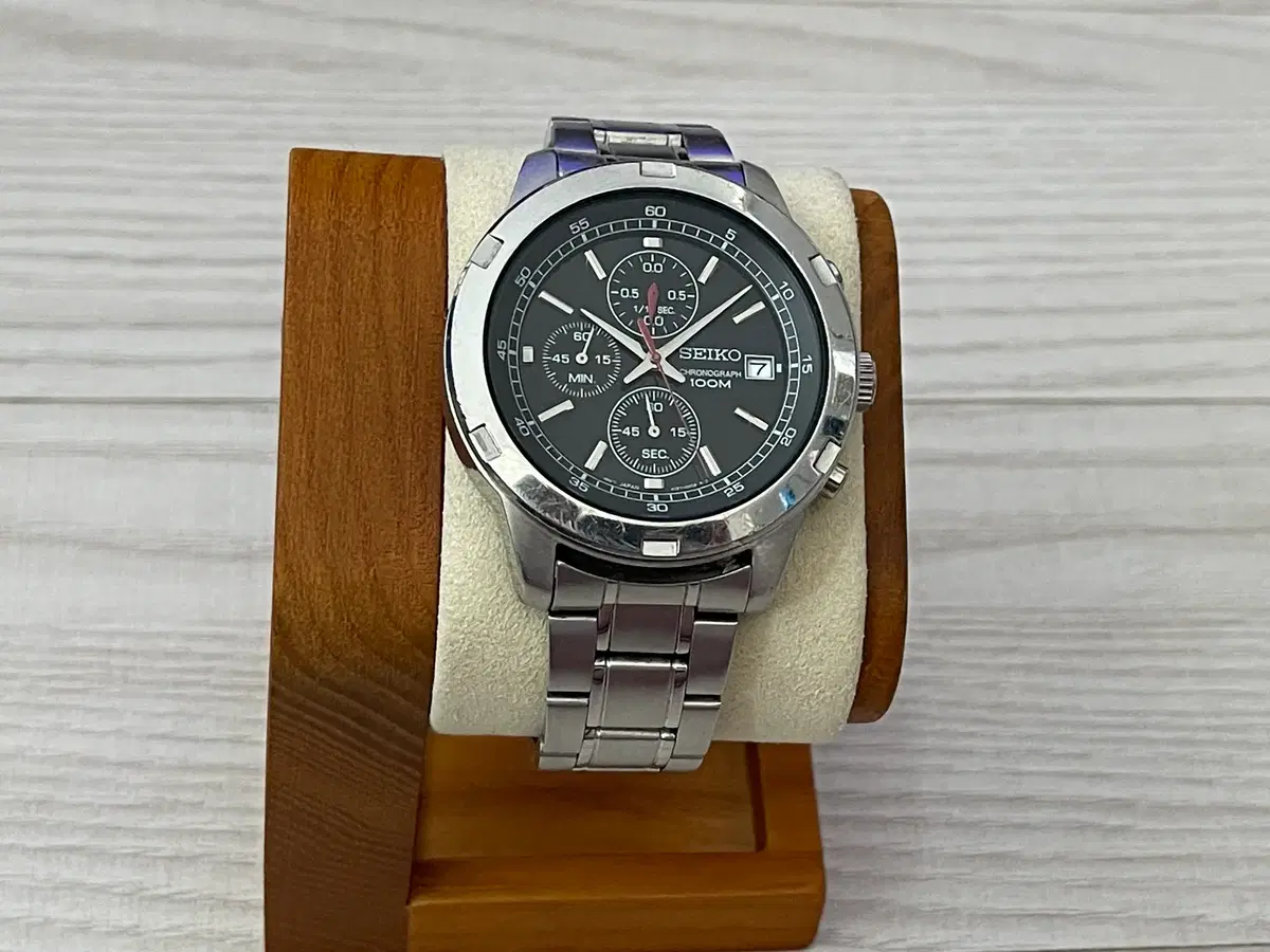 [SEIKO] 세이코 크로노그래프 100M 남성용 메탈시계