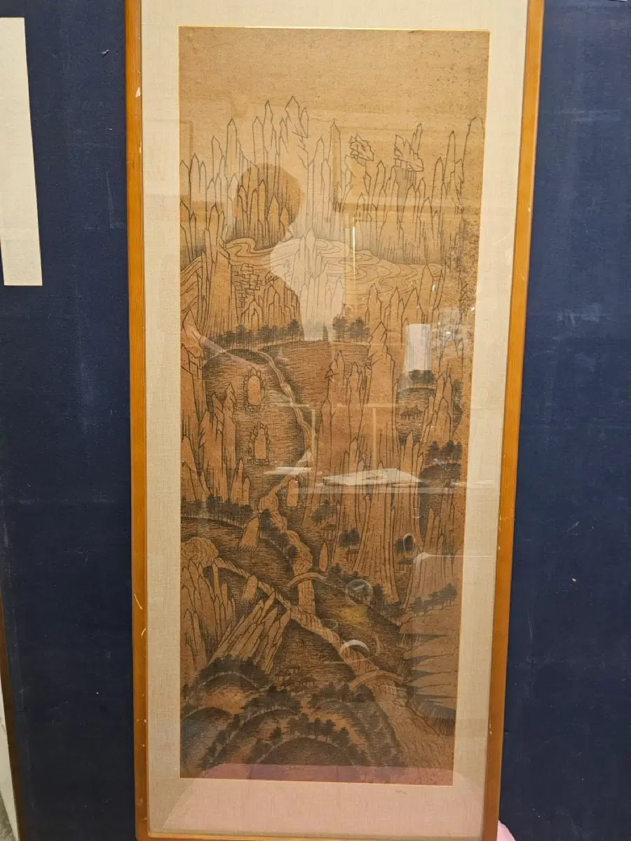 금강산 민화.